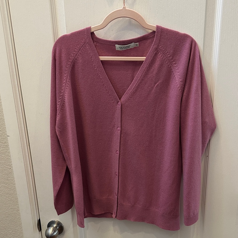 EUC Chic Pink Cardigan